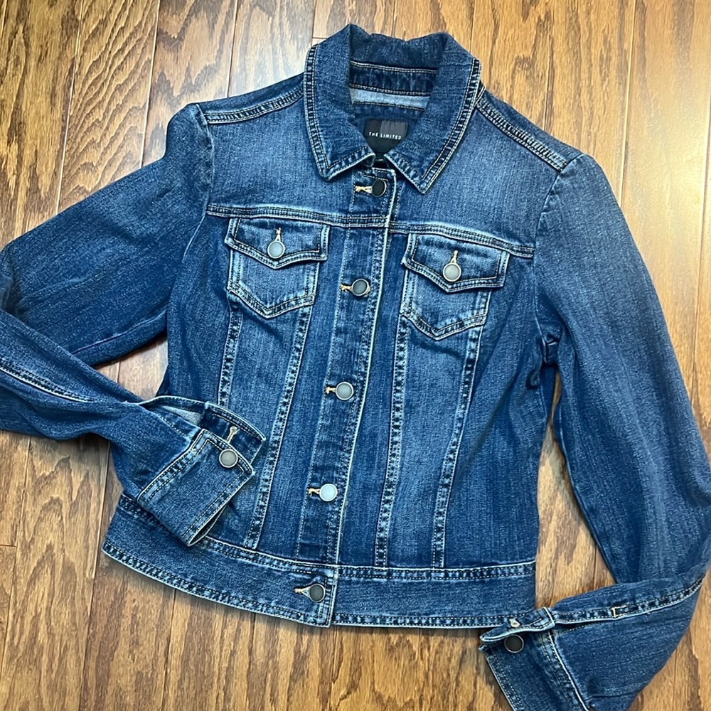 The Limited Blue Denim Jacket, size XS